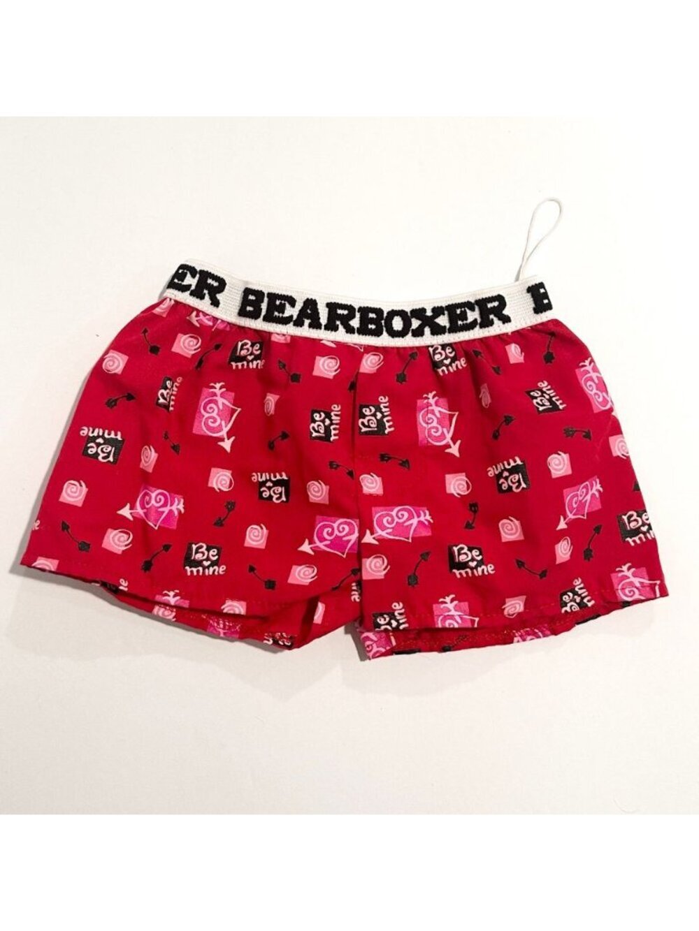 Build-A-Bear Workshop "Bear Boxer" Be Mine Valentine's Boxers